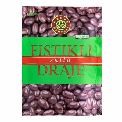 Kahve Dünyası Sütlü Çikolatalı Antep Fıstıklı Draje 60 G - Kahve