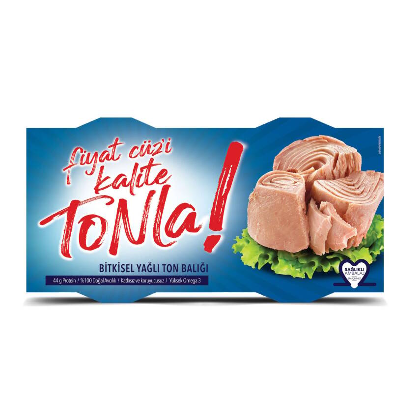 Kalite Tonla Bitkisel Yağlı Ton Balığı 2x150 G - 1