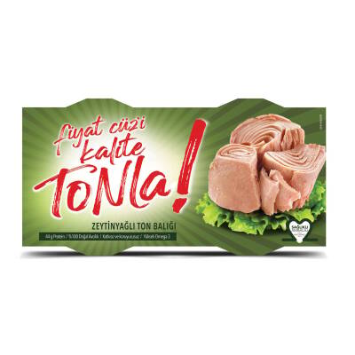 Kalite Tonla Zeytinyağlı Ton Balığı 2x150 G - Kalite Tonla