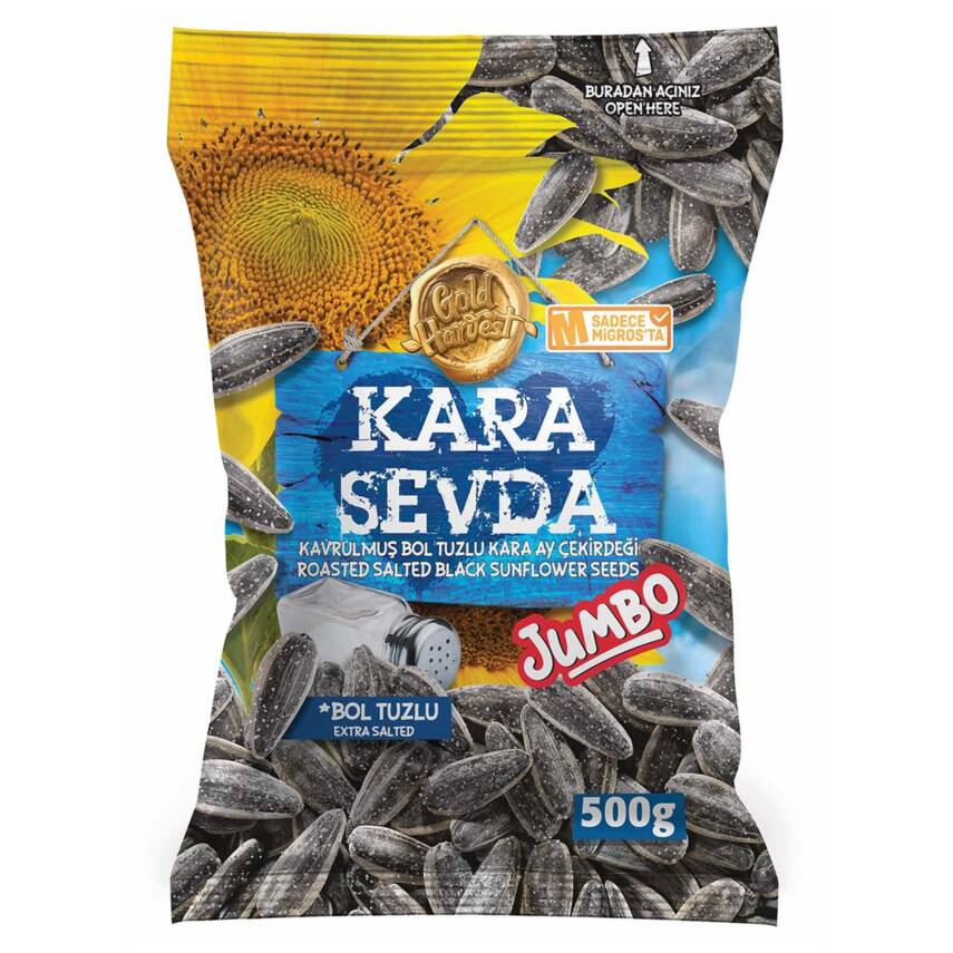 Kara Sevda Jumbo Ayçekirdek 500 G - 1
