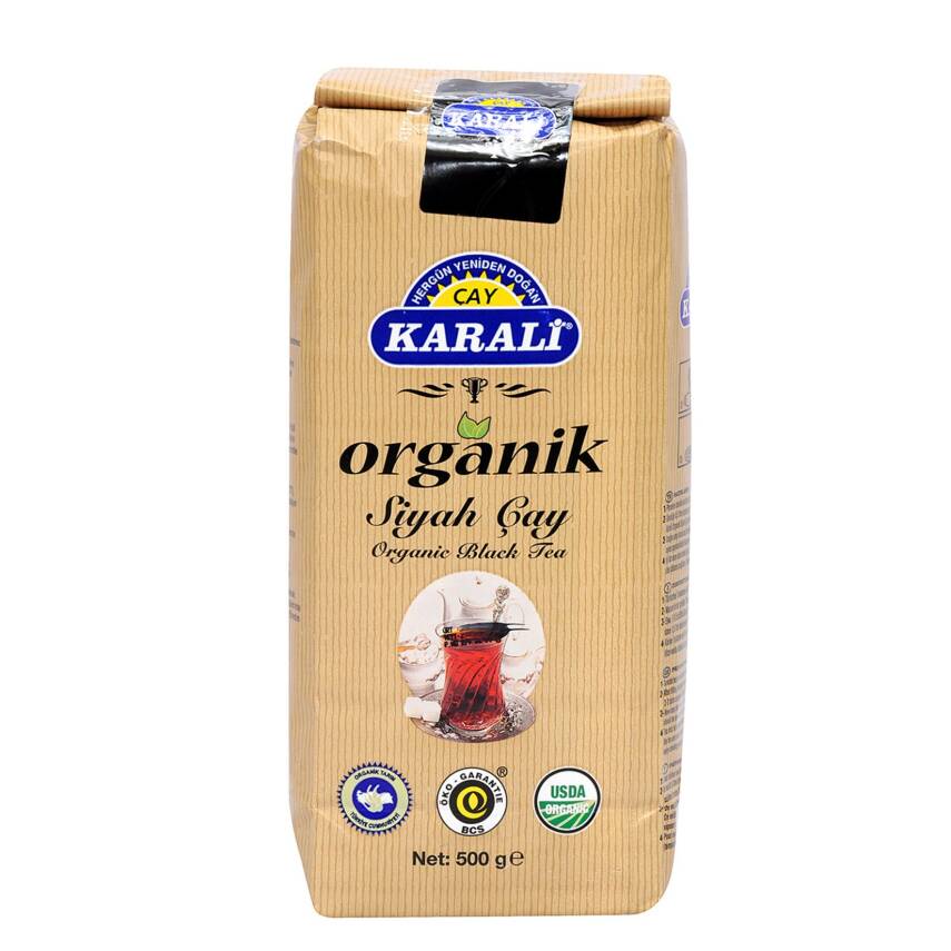 Karali Organik Siyah Çay 500 G - 1