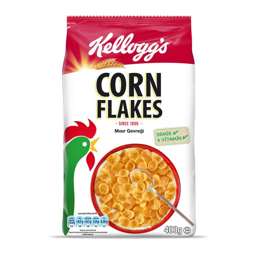 Kellogg's Corn Flakes Mısır Gevreği 400 G - 1