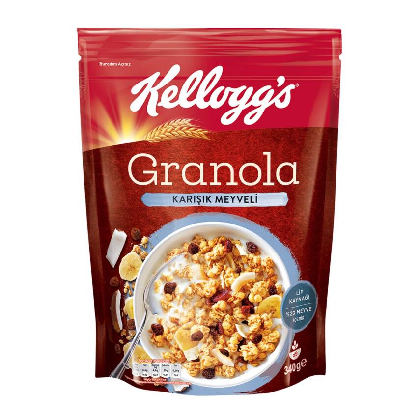 Kellogg's Granola Karışık Meyveli 340 G - 1