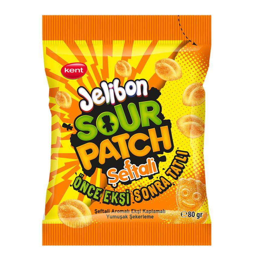 Kent Jelibon Sourpatch Peach 80 G - 1