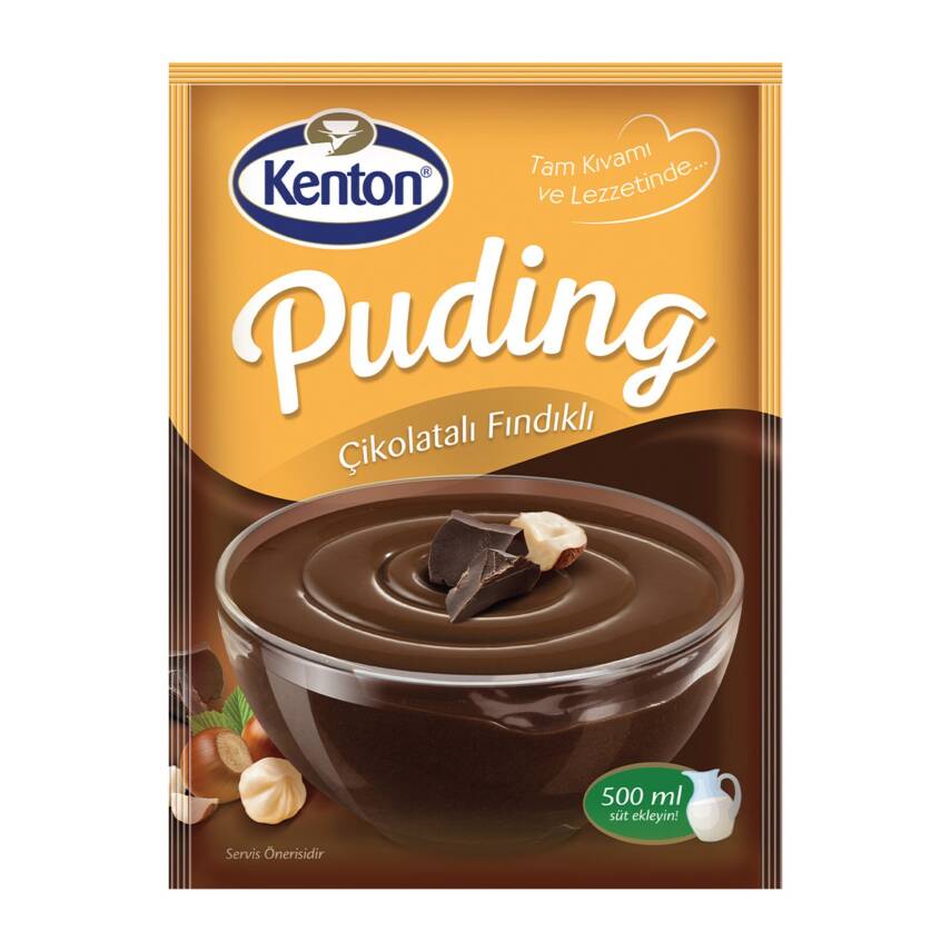 Kenton Puding Çikolata Aşkı Çikolatalı Fındıklı 100 G - 1