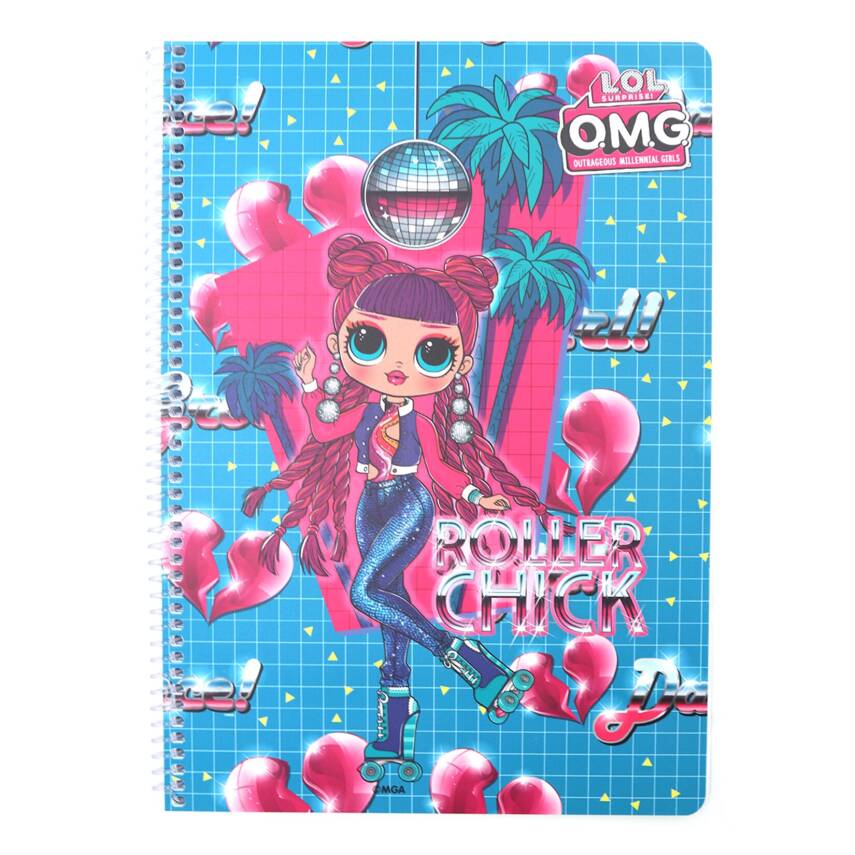Keskin Color Lisans.A4 80 Yaprak Kaplamalı Defter L.O.L. - 1