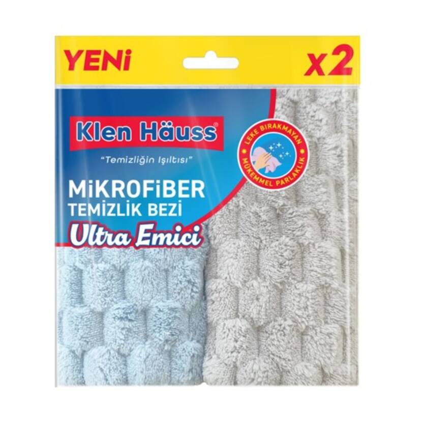 Klen Hauss Mikrofiber Ultra Emici Bez 2'li - 1