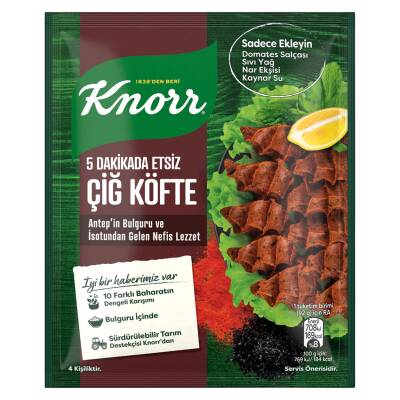 Knorr 5 Dakikada Etsiz Çiğ Köfte Seti 120 G - Knorr