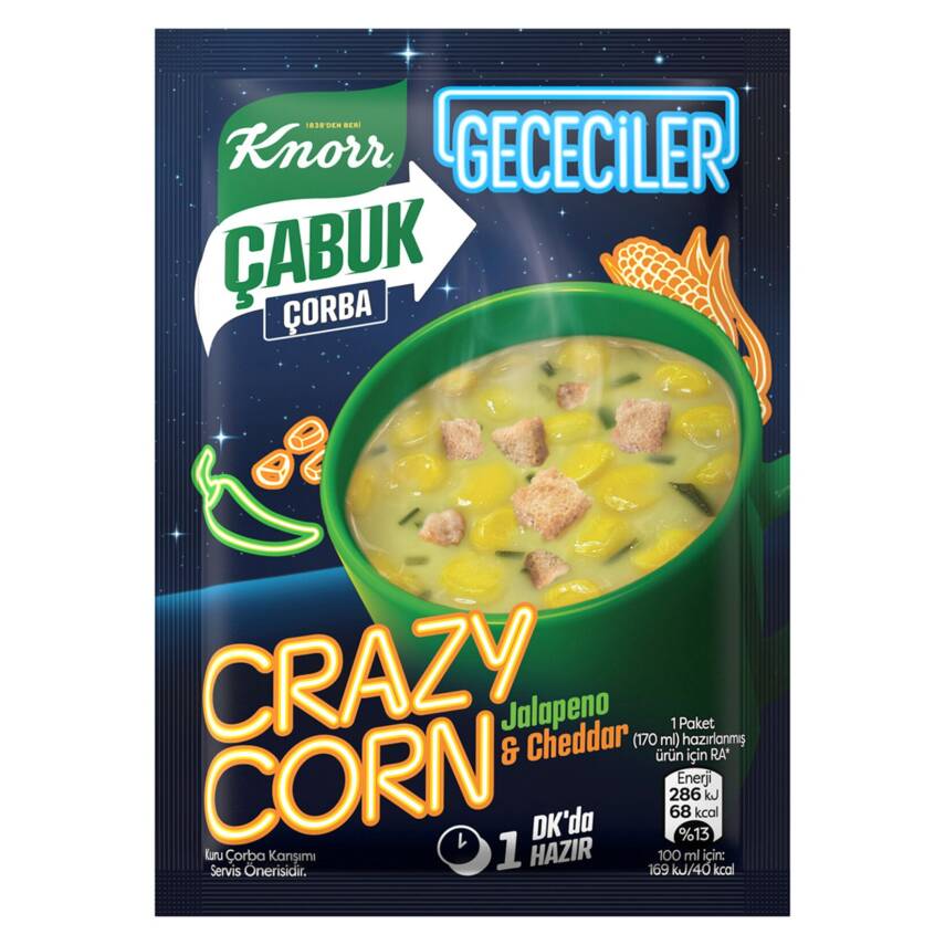 Knorr Çabuk Çorba Crazy Corn 18 G - 1
