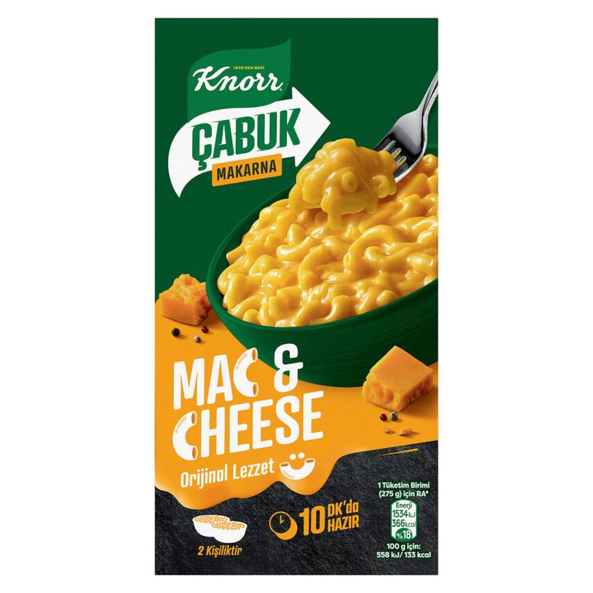 Knorr Çabuk Mac & Cheese Peynirli Makarna 212 G - 1