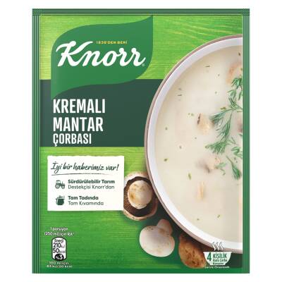 Knorr Hazır Çorba Kremalı Mantar 4 Kişilik 63 G - Knorr
