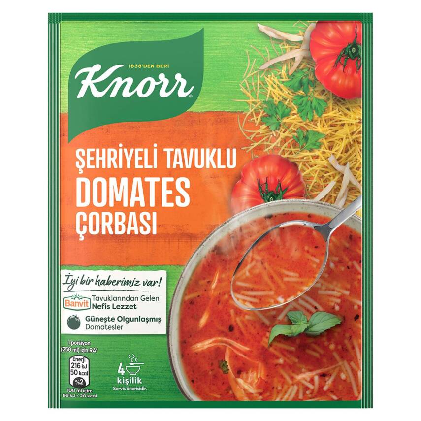 Knorr Şehriyeli Tavuklu Domates Çorbası 67 G - 1