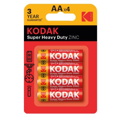 Kodak Çinko Karbon Kalem Pil Blister AA 4'lü - Kodak