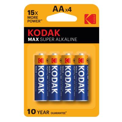 Kodak Max Alkalin Kalem Pil AA 4'lü - Kodak