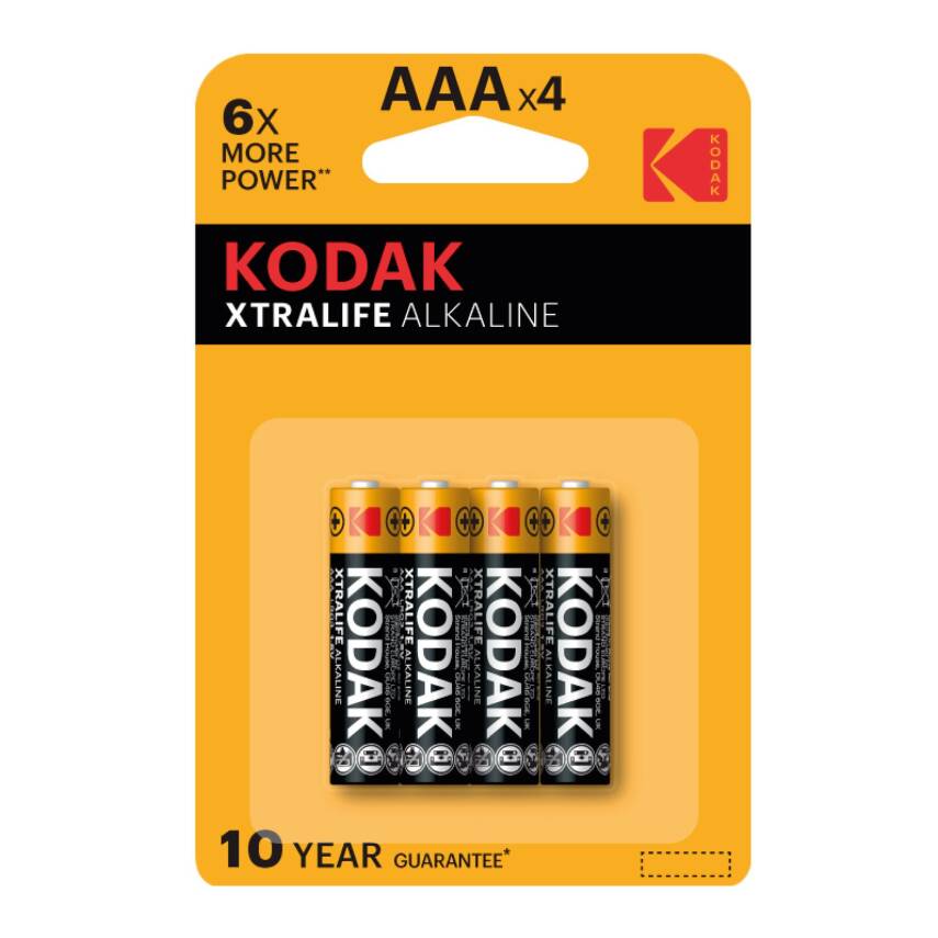 Kodak Xtralife Alkalin İnce Pil Blister AAA 4'lü - 1