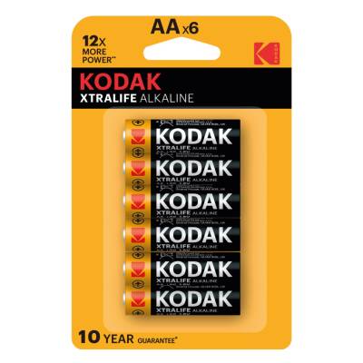 Kodak Xtralife Alkalin Kalem Pil AA 4+2 - Kodak