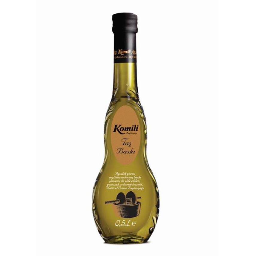 Komili Taş Baskı Natürel Sızma Zeytinyağı 500 Ml - 1