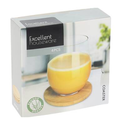 Koopman Excellent Ahşap Bardak Altlığı - Koopman