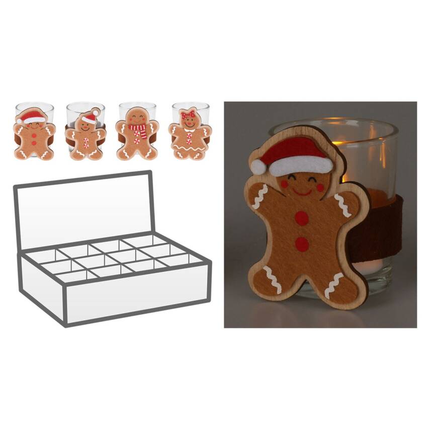 Koopman Gingerbread Tealight Mumluk - 1
