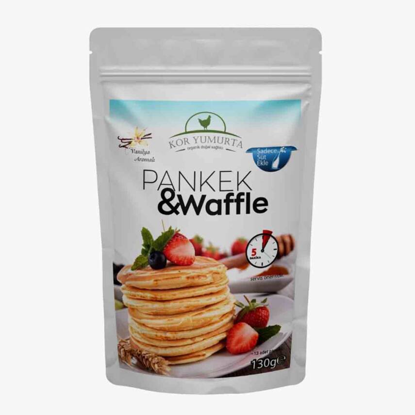 Kor Vanilya Aromalı Pankek Waffle Karışımı 130 G - 1