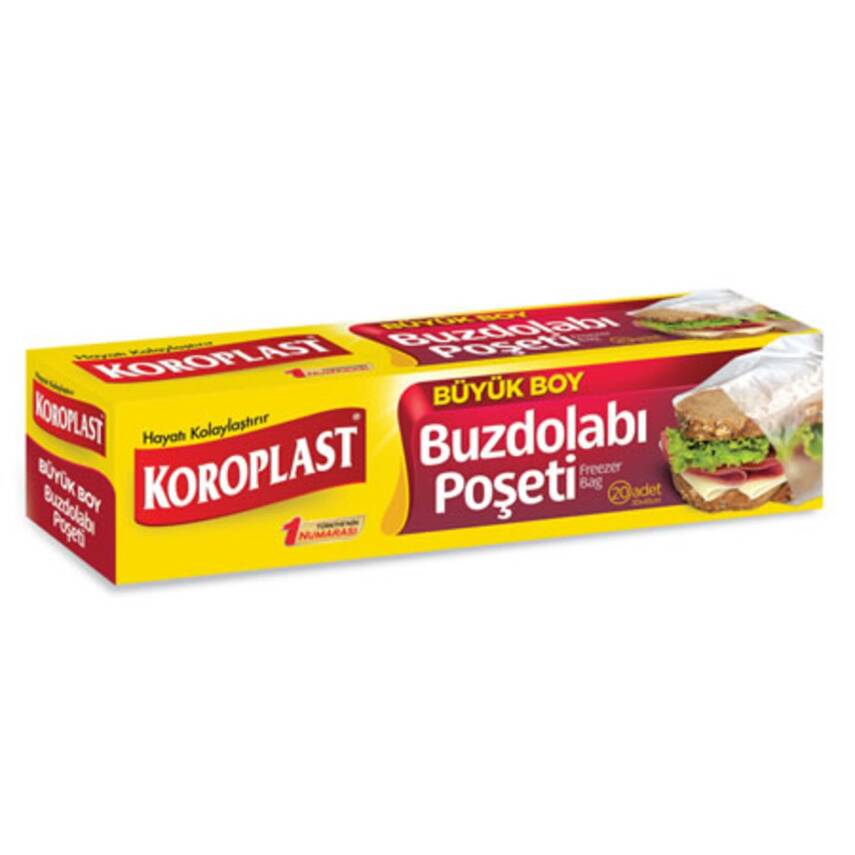 Koroplast Buzdolabı Poşeti Büyük Boy 20'Li - 1