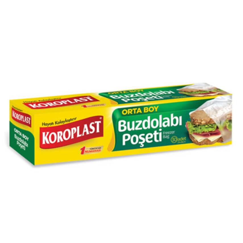 Koroplast Buzdolabı Poşeti Orta Boy 30'lu - 1