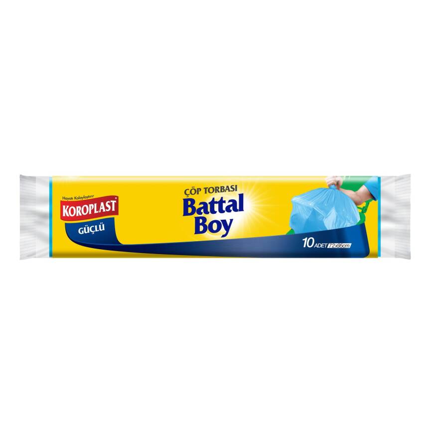 Koroplast Çöp Torbası Battal Boy 10'lu - 1