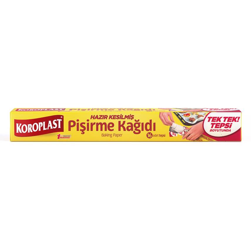 Koroplast Pişirme Kağıdı Hazır Kesilmiş 16'lı - 1