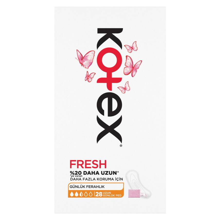 Kotex Günlük Ped Uzun Ekonomik Paket 28 Ped - 1