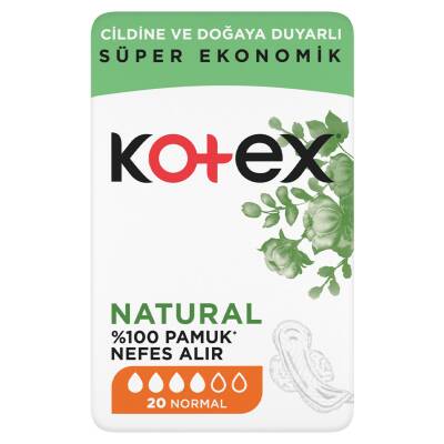 Kotex Natural Ultra Süper Eko Normal 20'li - Kotex