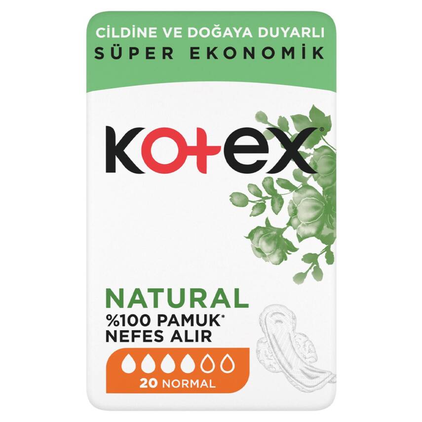 Kotex Natural Ultra Süper Eko Normal 20'li - 1