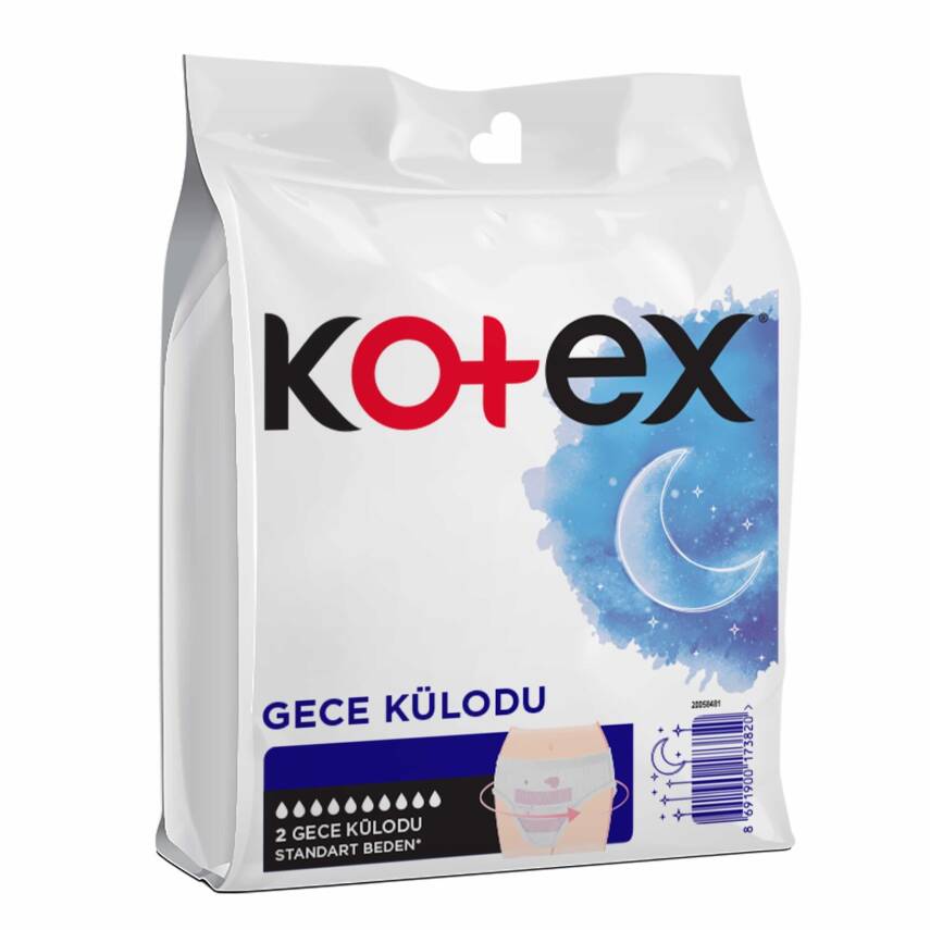 Kotex Regl Gece Külodu 2'li - 1