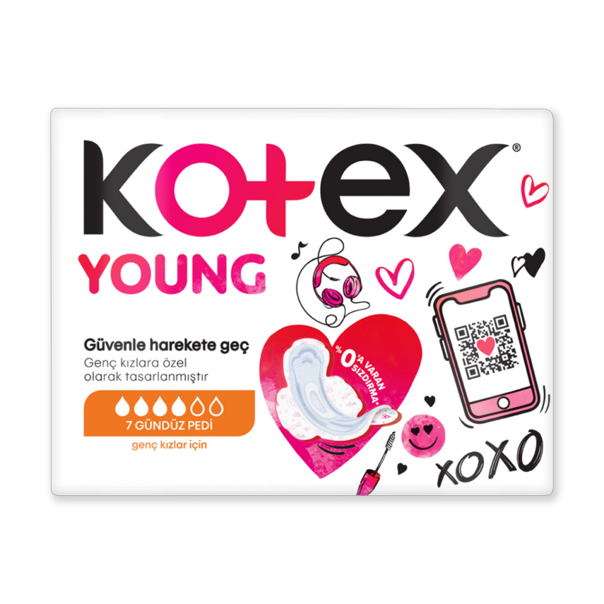 Kotex Young Ultra Gündüz Pedi 7'li - 1