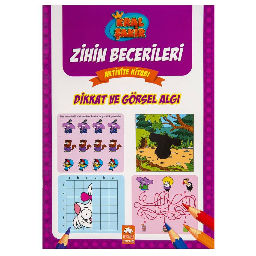 Kral Şakir Zihin Becerileri Aktivite Kitabı - 1