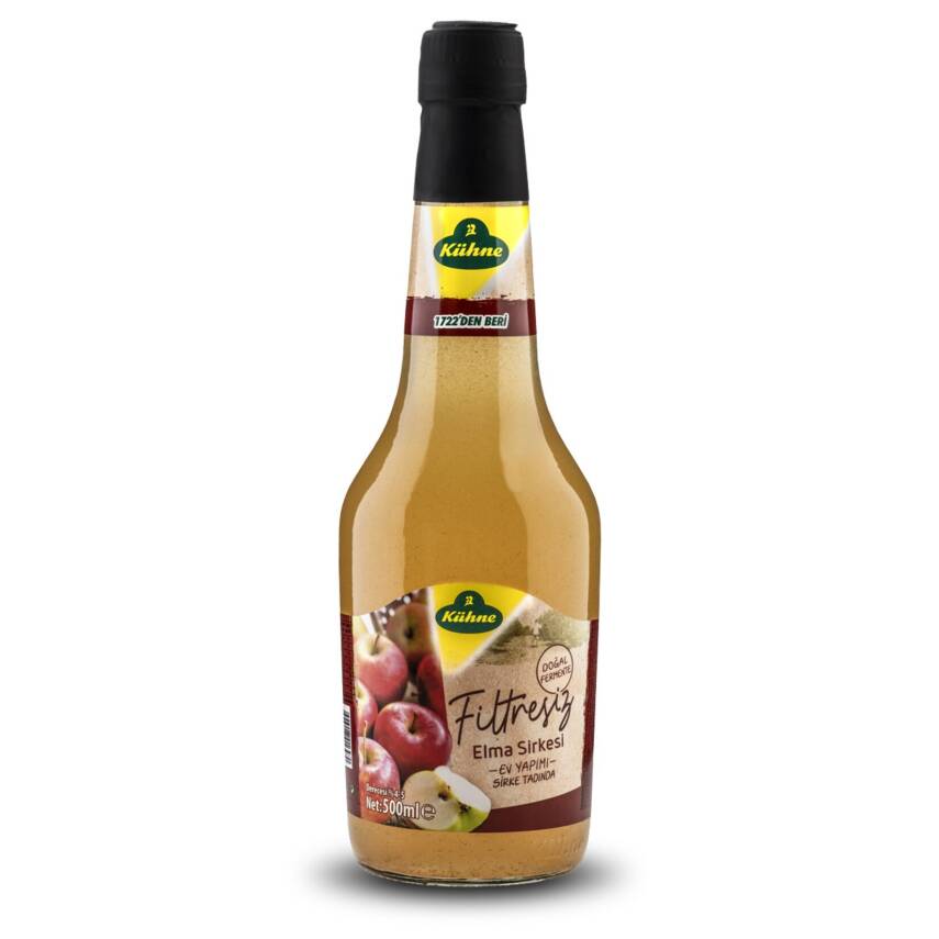 Kühne Filtresiz Elma Sirkesi 500 Ml - 1
