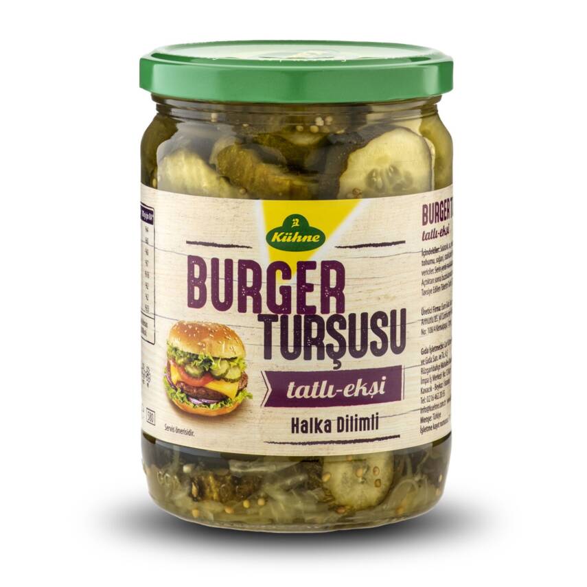 Kühne Halka Dilimli Burger Turşusu 530 G - 1