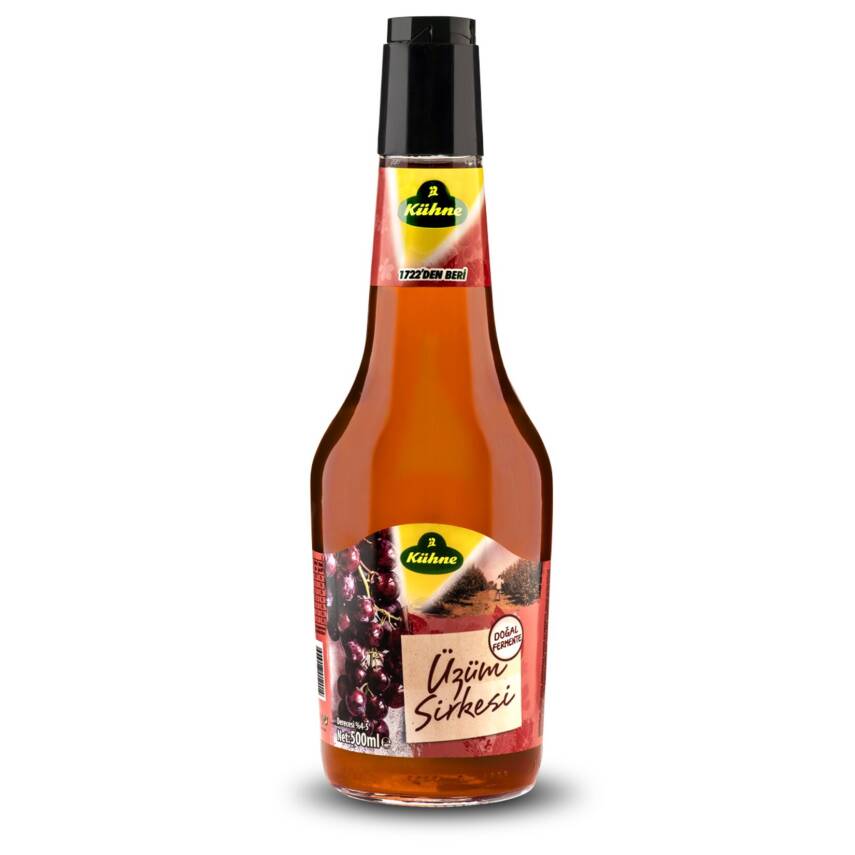 Kühne Üzüm Sirkesi Cam 500 Ml - 1