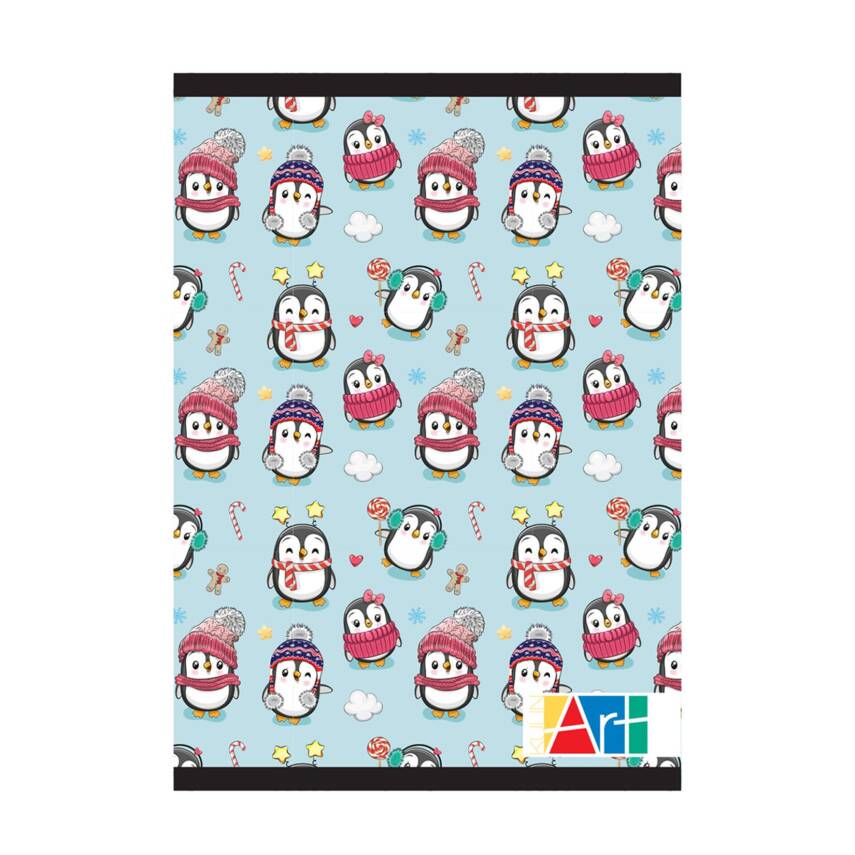 Kulinart Kk Tel Dikişli Desenli Defter A5 80 Yaprak Çizgili - 1