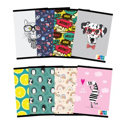 Kulinart Pp Kapak A5 60 Yaprak Kareli Okul Defteri - Kulinart