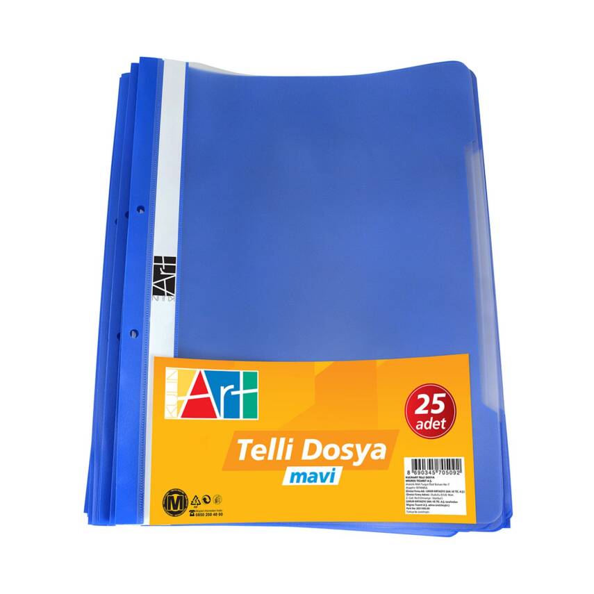 Kulinart Telli Dosya 25'li Mavi - 1