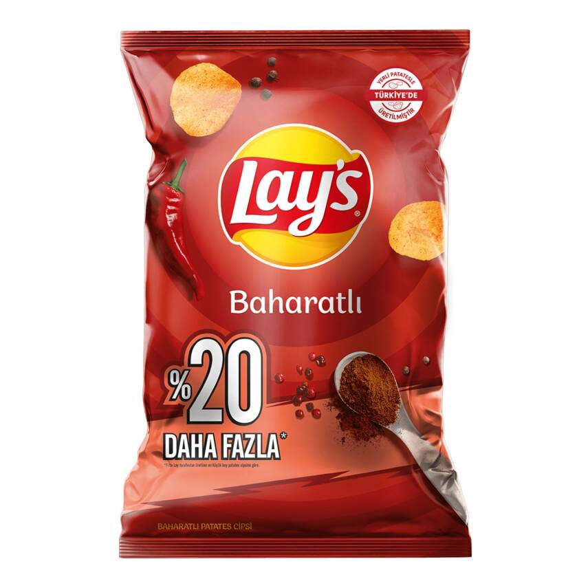Lay's Baharatlı Patates Cipsi Parti Boy 160 G - 1