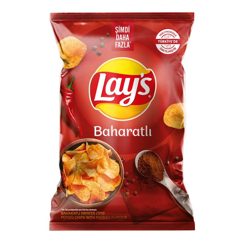 Lay's Baharatlı Patates Cipsi Süper Boy 125 G - 1