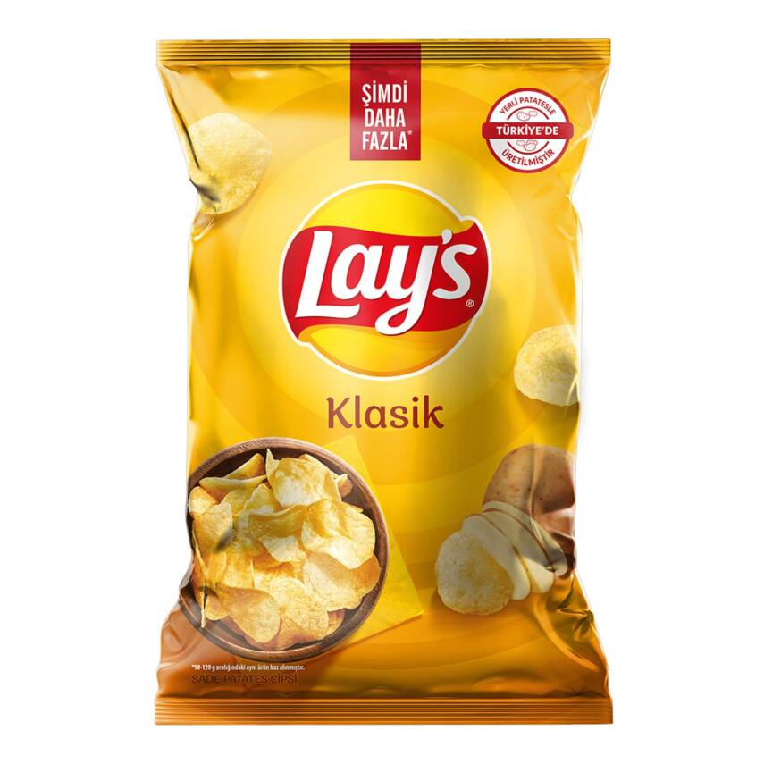 Lay's Klasik Patates Cipsi Süper Boy 125 G - 1