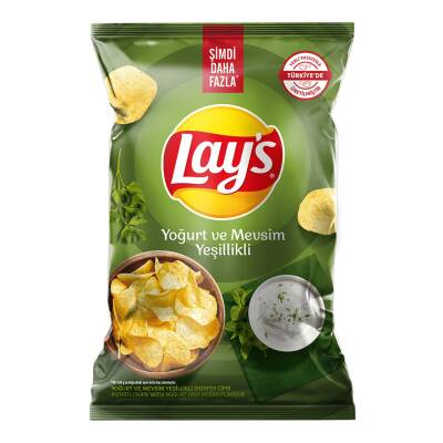 Lay’s Yoğurt ve Mevsim Yeşillikli Patates Cipsi Süper Boy 125 G - Lay's