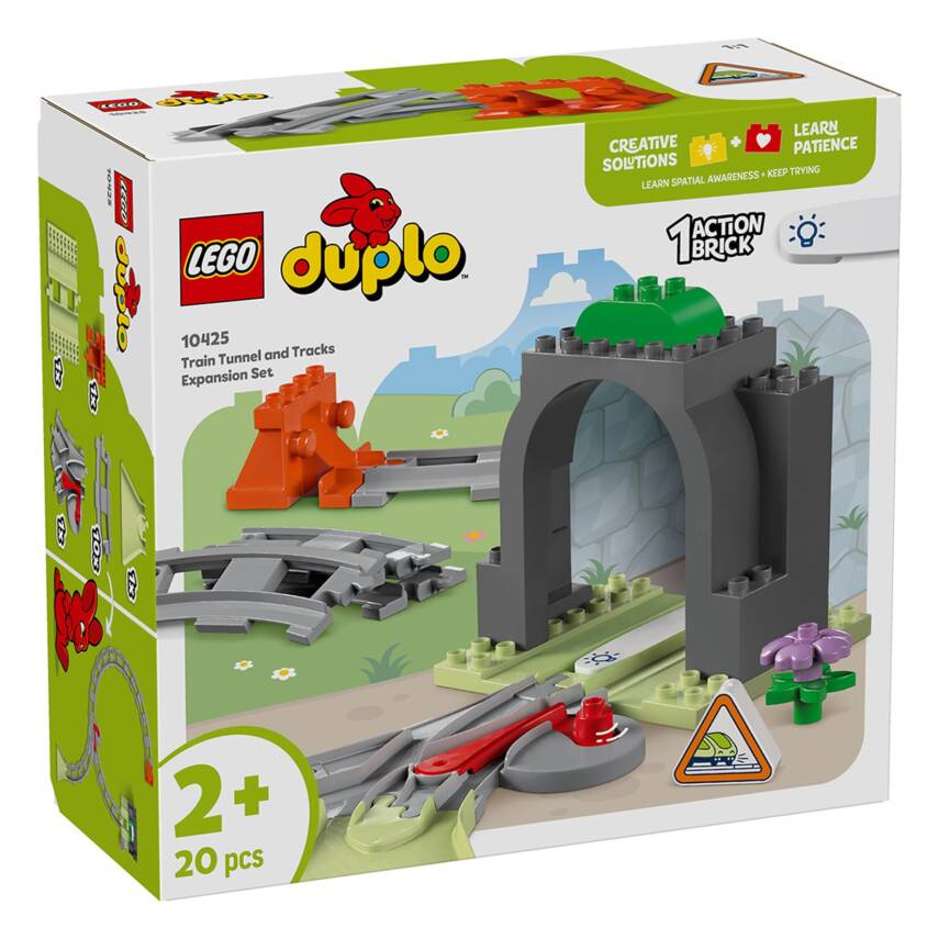 Lego 10425 Duplo Kasabası Tren Tüneli ve Rayları - 1
