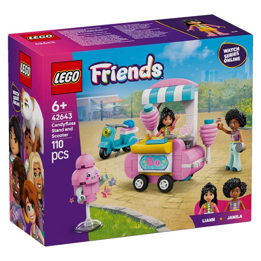 Lego 42643 Friends Pamuk Şeker Standı ve Scooter - 1