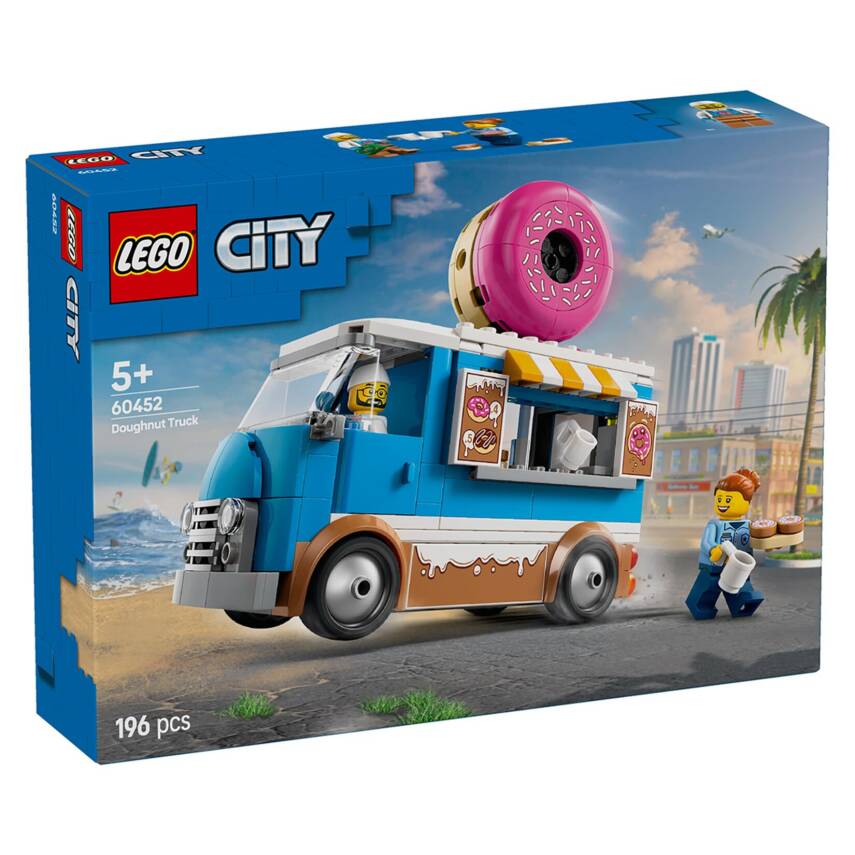 Lego 60452 City Donut Kamyonu 5 Yaş ve Üzeri - 1