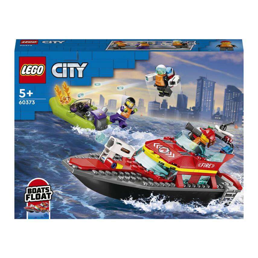 Lego Cıty Fıre 60373 İtfaıye Kurtarma Teknesi 5+ - 1