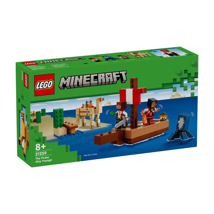 Lego Minecraft 21259 Korsan Gemisi Yolculuğu 8+ Yaş - 1
