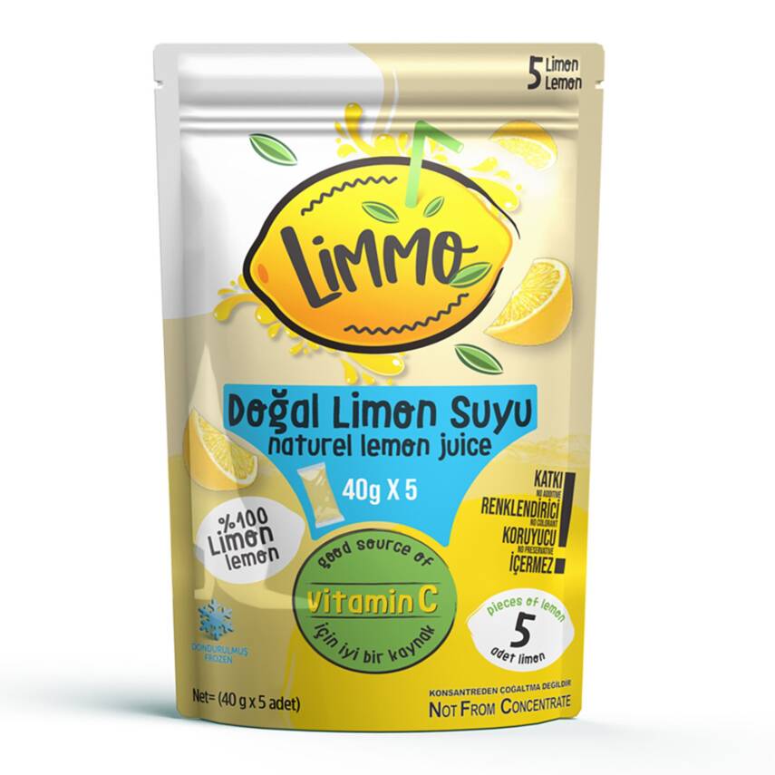 Limmo Limon Suyu (40Grx5adet) - 1